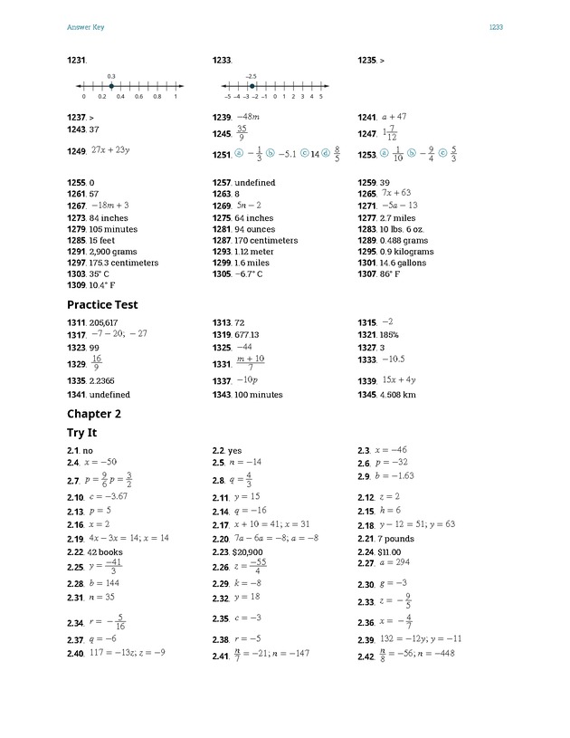 Elementary Algebra - 