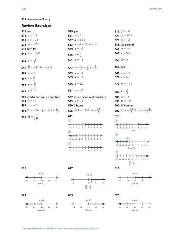 Elementary Algebra - 