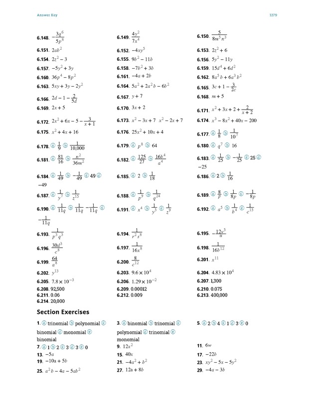 Elementary Algebra - 
