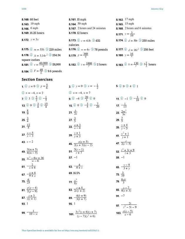 Elementary Algebra - 