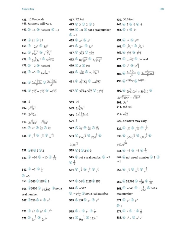 Elementary Algebra - 