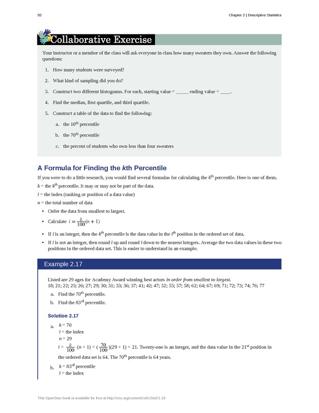 Introductory Statistics - Page 88