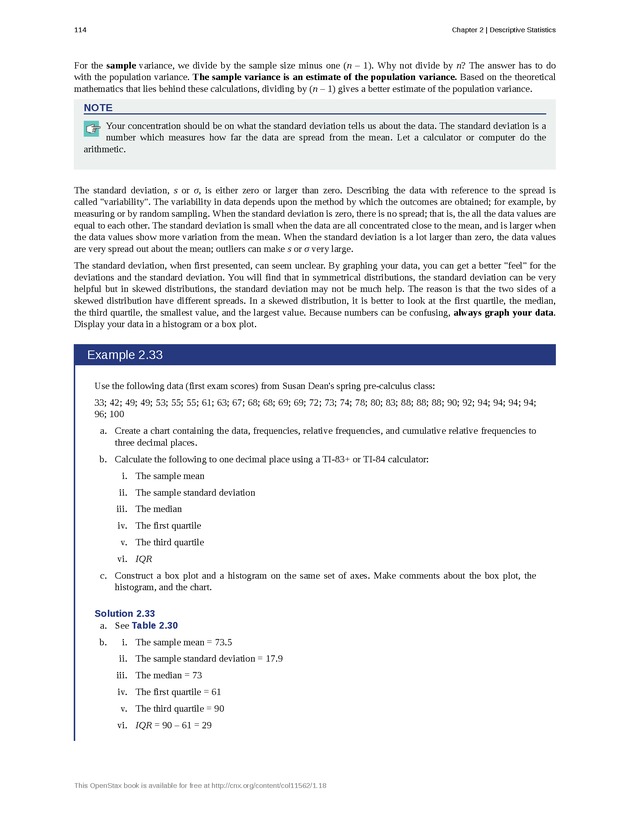 Introductory Statistics - Page 110