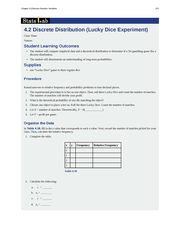 Introductory Statistics - Page 271