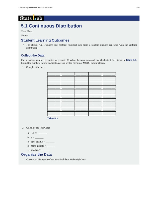 Introductory Statistics - Page 335