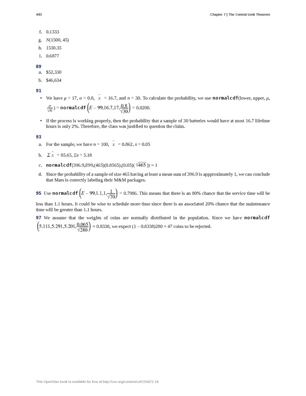 Introductory Statistics - Page 438