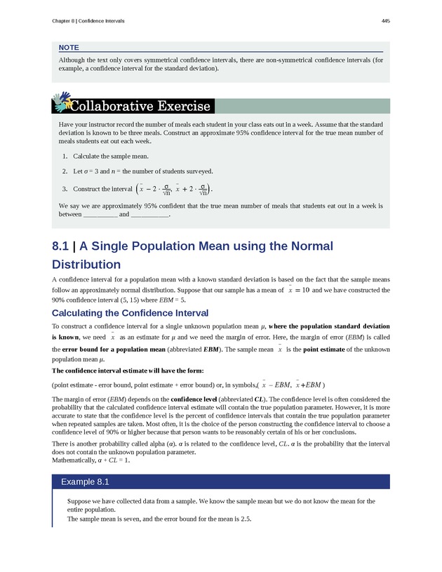 Introductory Statistics - Page 441