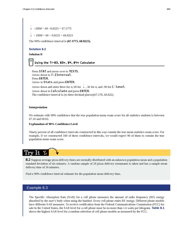 Introductory Statistics - Page 445