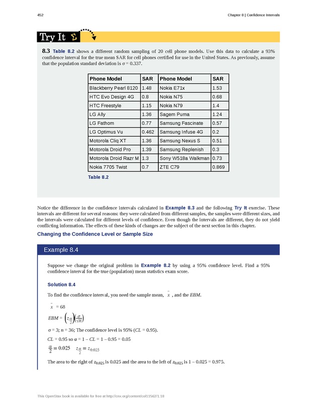 Introductory Statistics - Page 448