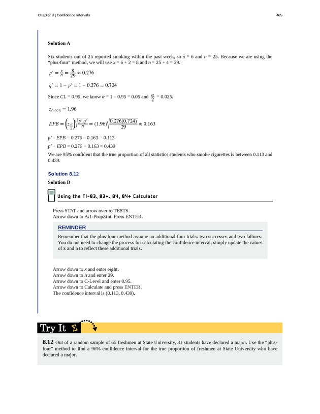 Introductory Statistics - Page 461