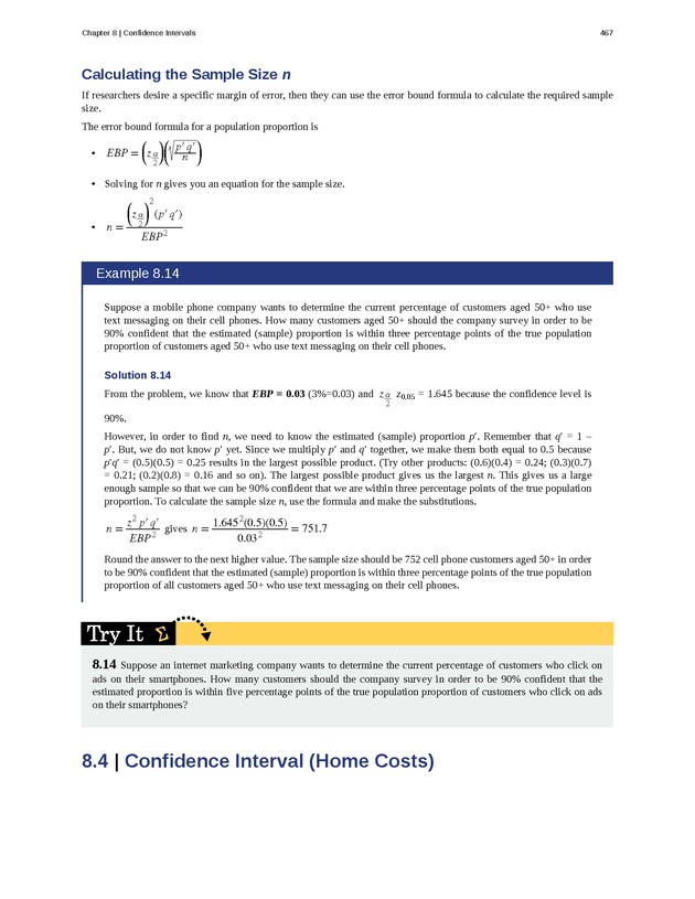 Introductory Statistics - Page 463