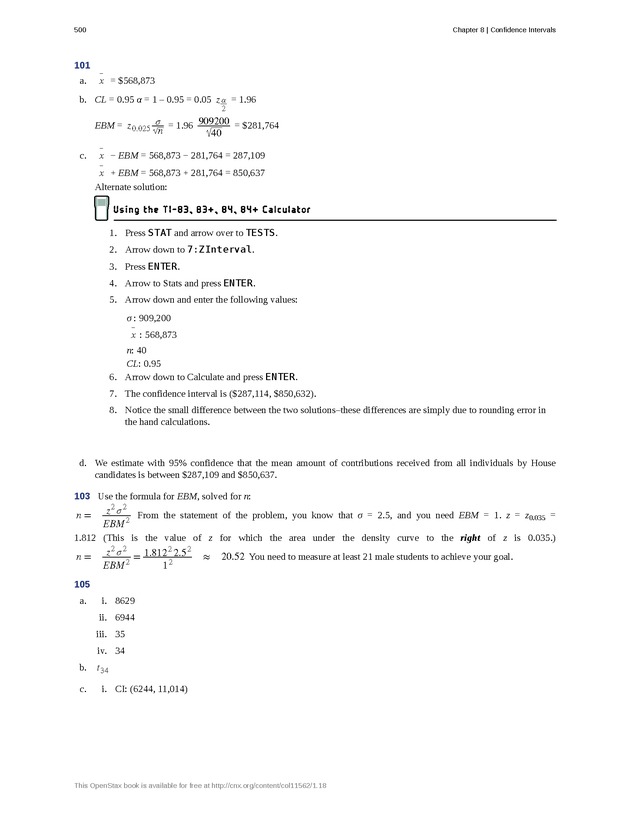 Introductory Statistics - Page 496