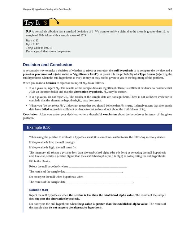 Introductory Statistics - Page 509