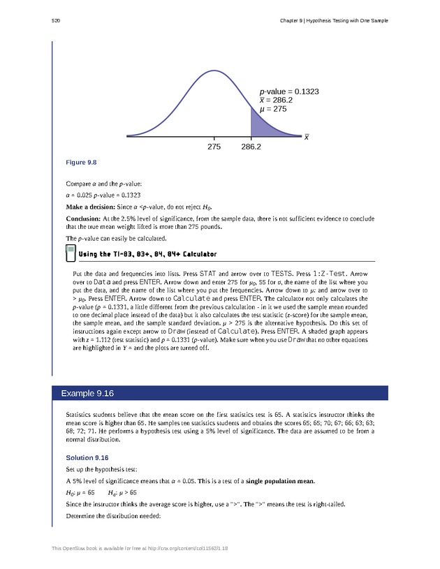 Introductory Statistics - Page 516