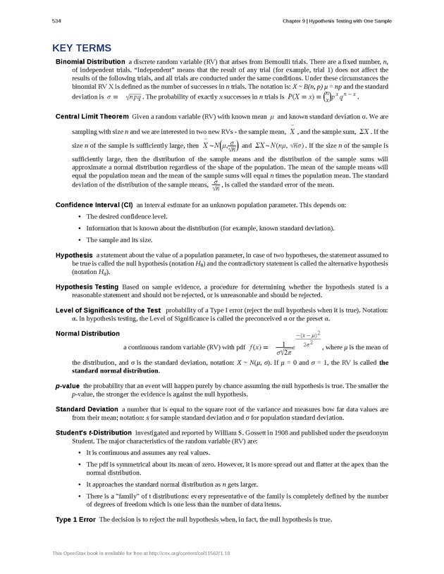Introductory Statistics - Page 530