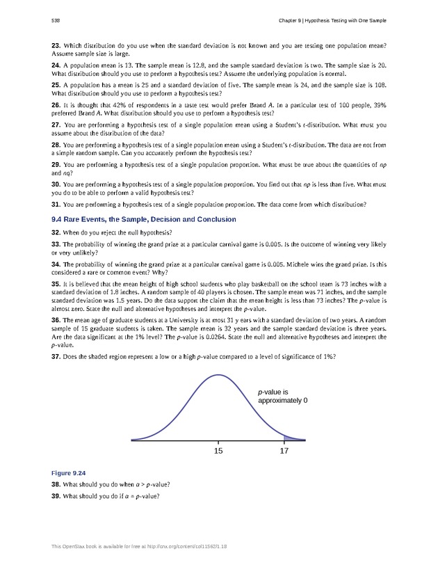 Introductory Statistics - Page 534
