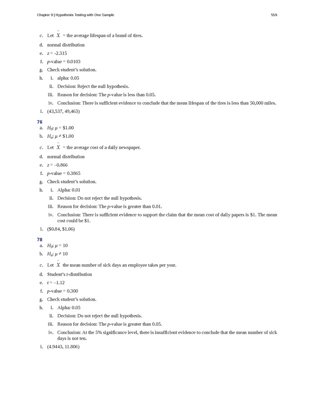 Introductory Statistics - Page 555