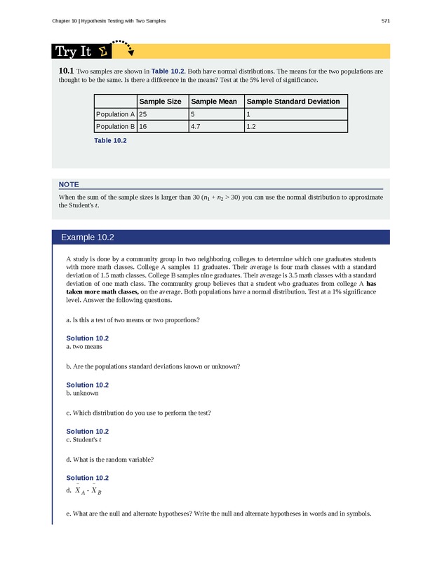 Introductory Statistics - Page 567