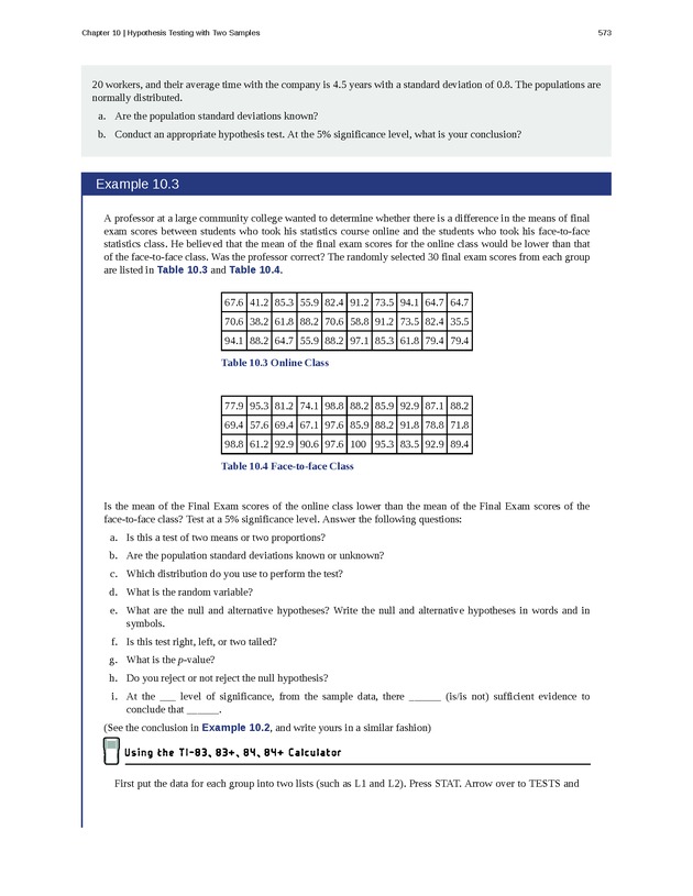 Introductory Statistics - Page 569