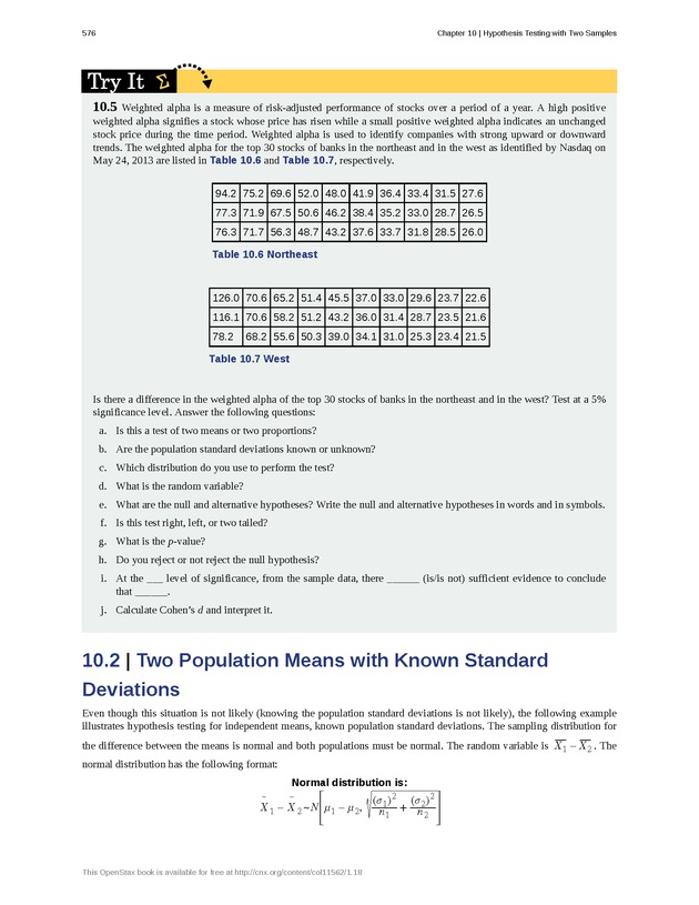 Introductory Statistics - Page 572