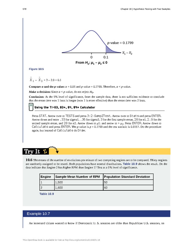 Introductory Statistics - Page 574