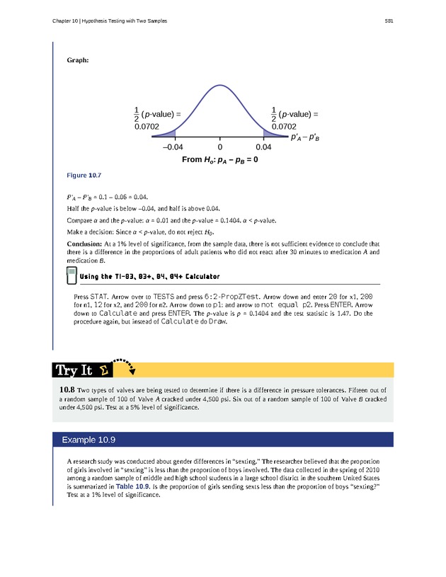 Introductory Statistics - Page 577