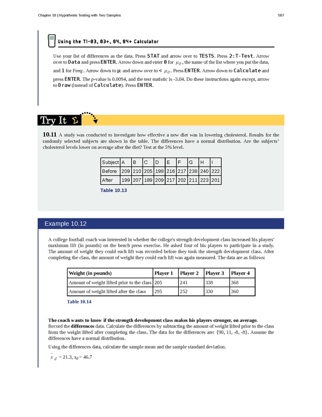 Introductory Statistics - Page 583