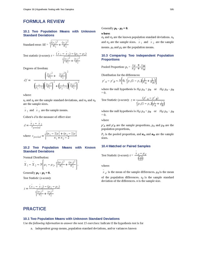 Introductory Statistics - Page 591