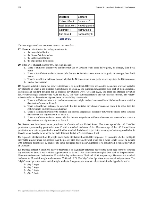 Introductory Statistics - Page 598