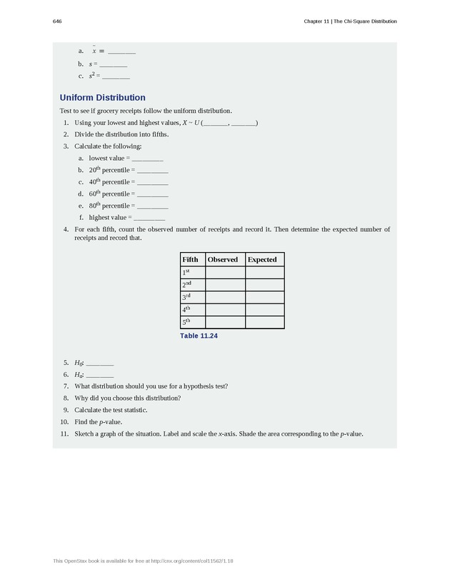 Introductory Statistics - Page 642