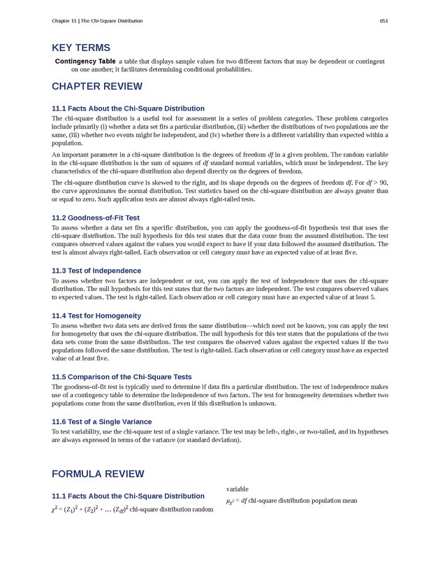 Introductory Statistics - Page 647