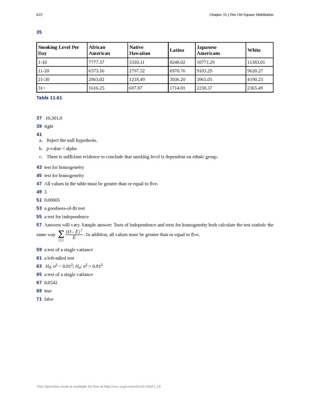 Introductory Statistics - Page 668