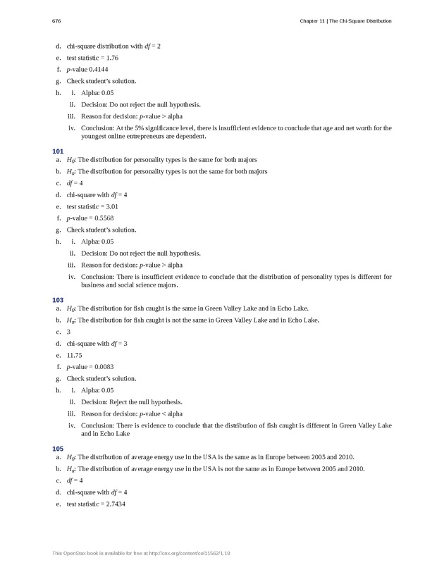 Introductory Statistics - Page 672
