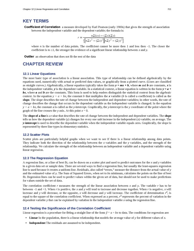 Introductory Statistics - Page 707