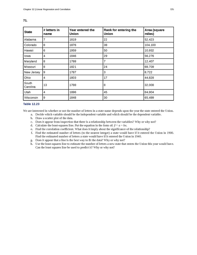 Introductory Statistics - Page 721