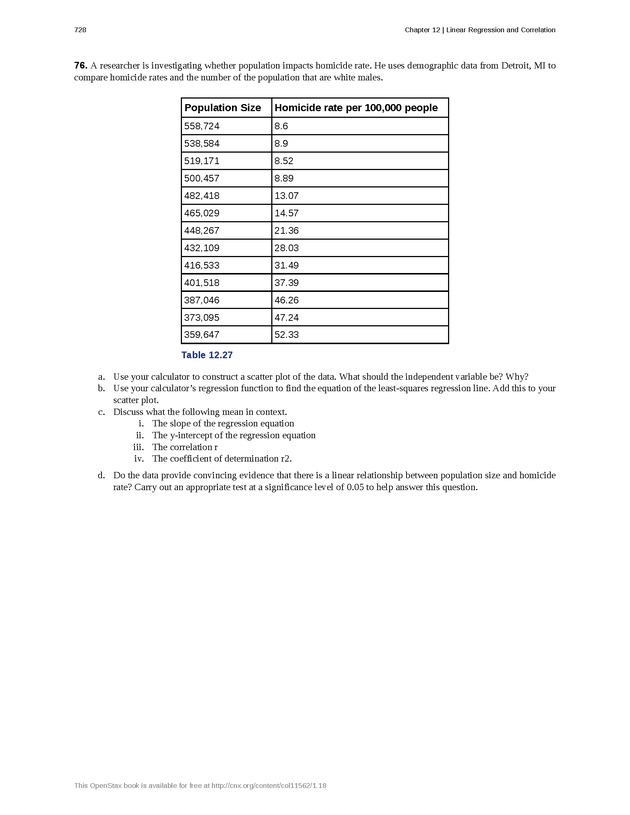 Introductory Statistics - Page 724
