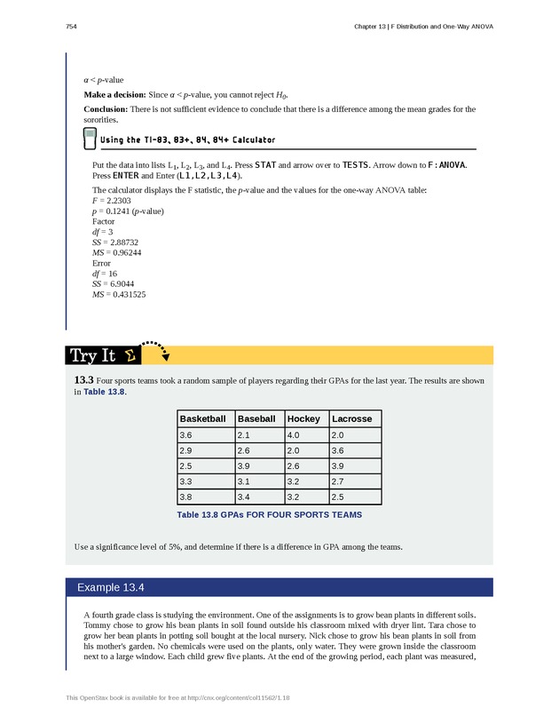 Introductory Statistics - Page 750