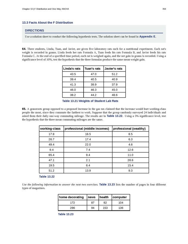 Introductory Statistics - Page 765