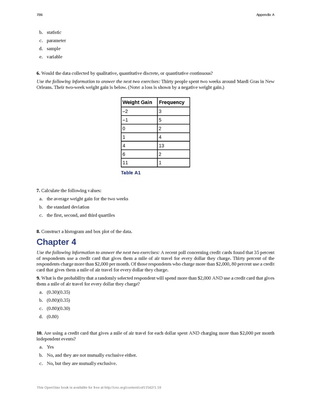 Introductory Statistics - Page 782