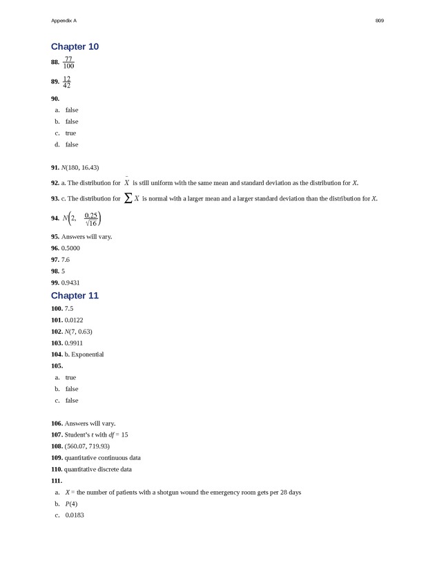 Introductory Statistics - Page 805