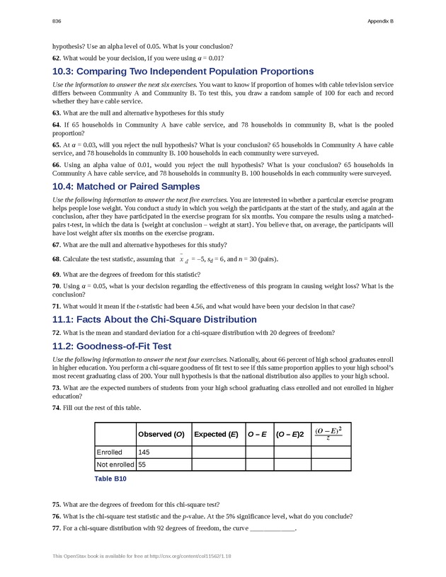 Introductory Statistics - Page 832