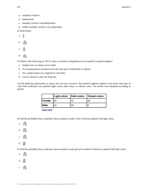 Introductory Statistics - Page 848