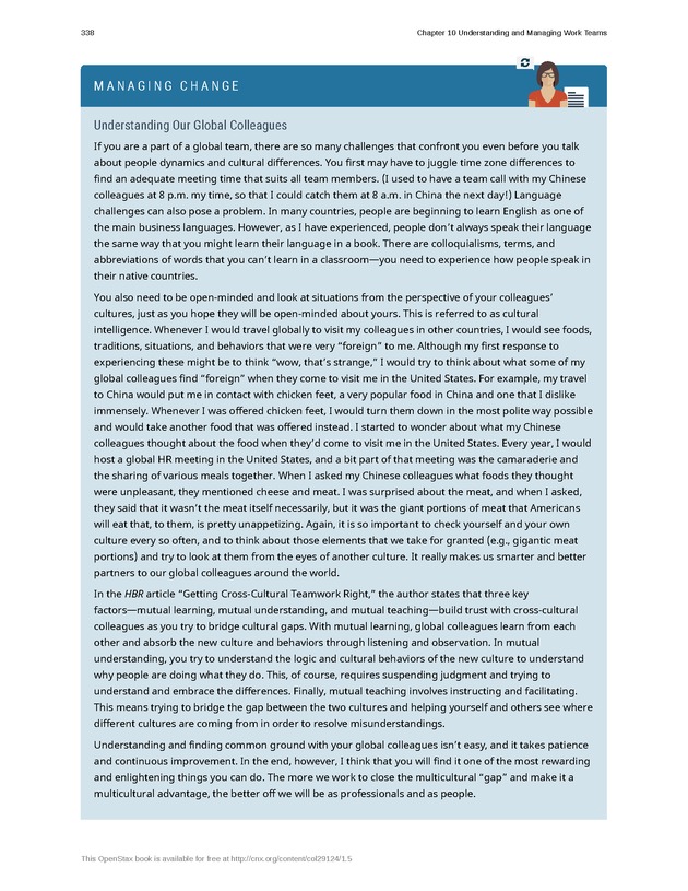 Organizational Behavior - Page 332