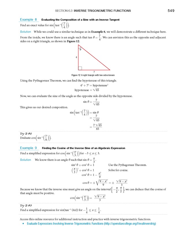 Precalculus - page 565