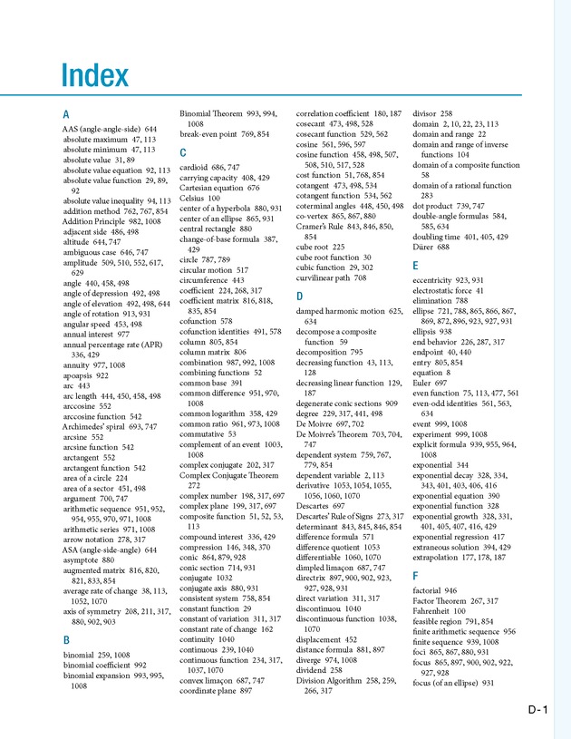 Precalculus - 