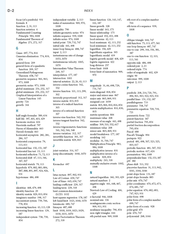 Precalculus - 