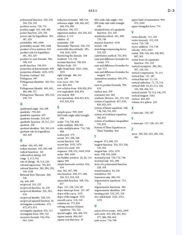Precalculus - 