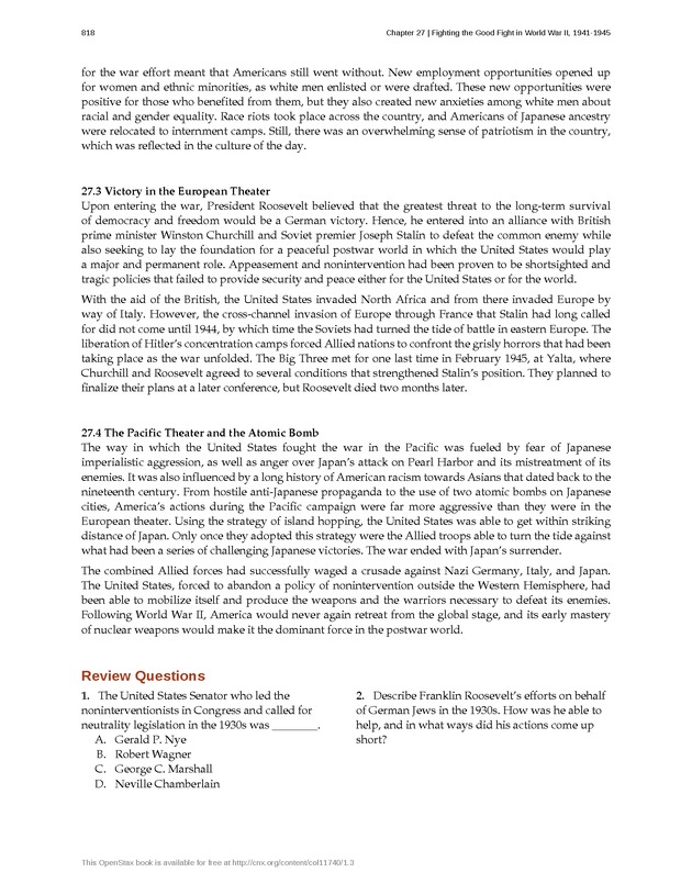U.S. History - Page 818