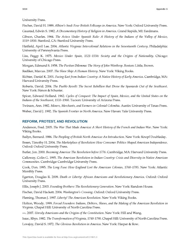 U.S. History - 