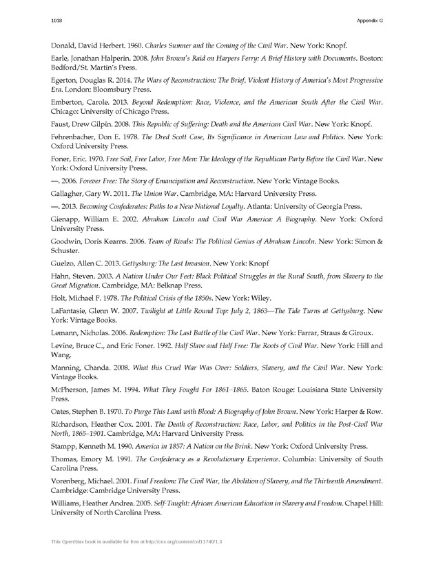 U.S. History - 